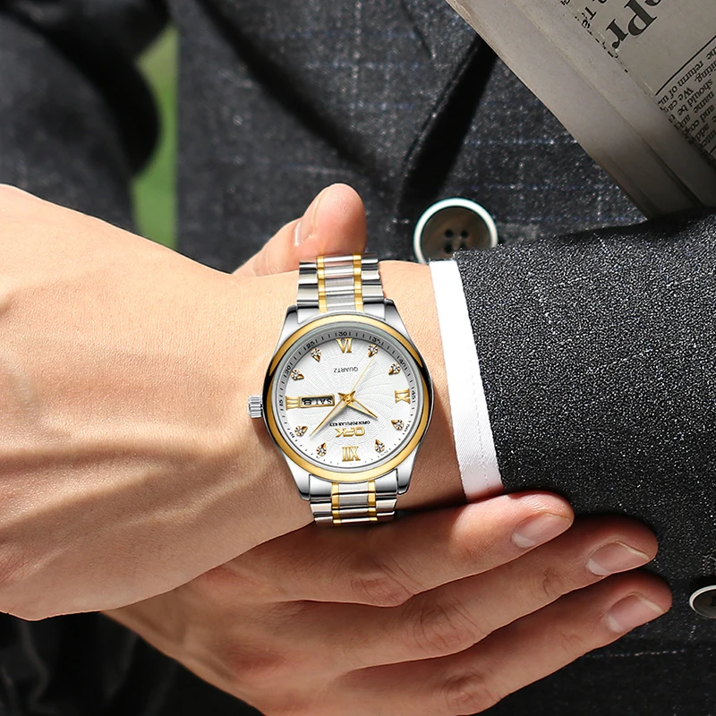

OPK Top Brand Luxury Fashion Clock Mens Watch Men 30ATM Waterproof Date Simple Watches Mens Quartz Wristwatch Relogio Masculino