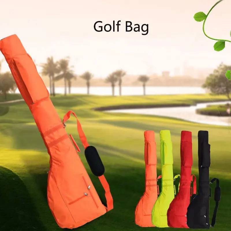 

Golf Portable Foldable Light and Large Capacity Waterproof Supplies Accessories Practice Gun Bag Nylon Eco-Friendly Material