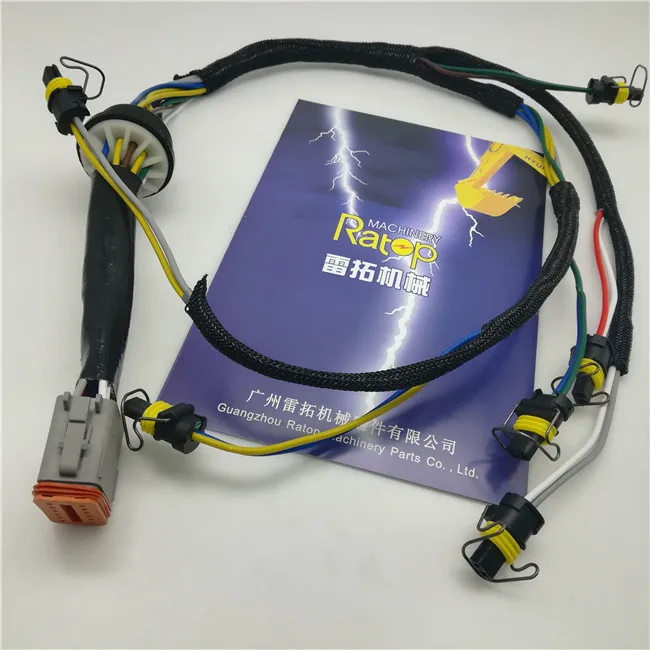 

E324D E324D E329D Excavator Wiring Harness 2225917 5201511 C7 C9 Engine Fuel Injector wiring harness 222-5917 520-1511