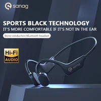 sanag bone conduction wireless headphone waterproof ip67 bluetooth earphones sports earbuds gaming headset stereo microphone ps4