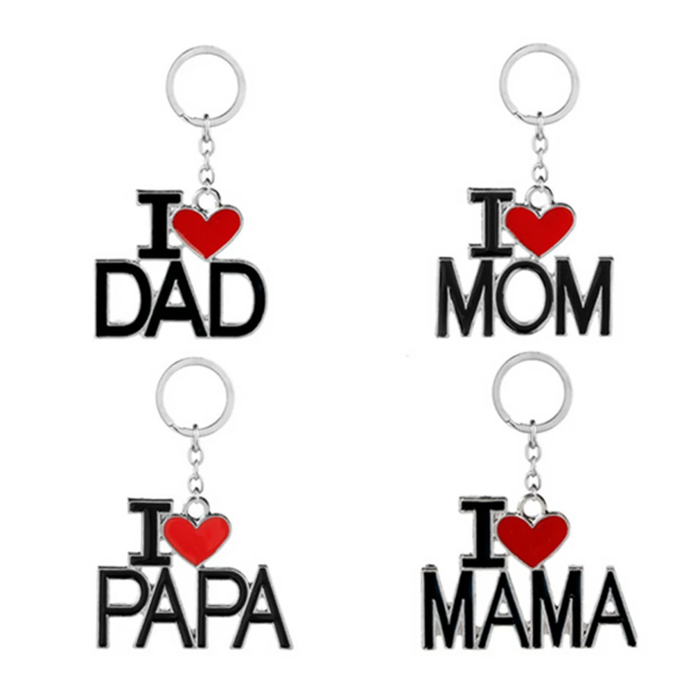 Рюкзак брелки подарок Семья нейтральный Стиль красивые супругов с принтом I Love Dad