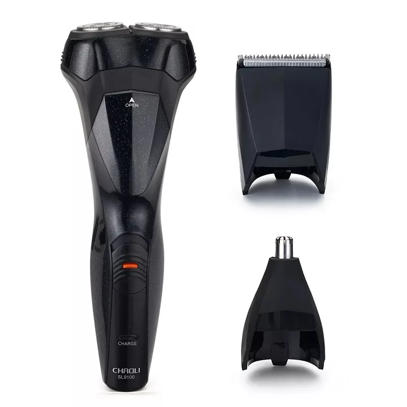

Super Power Electric Shaver Rechargeable Shaving Shaver Men's Multi-Function Rotary Razor Nose Hair Trimmer