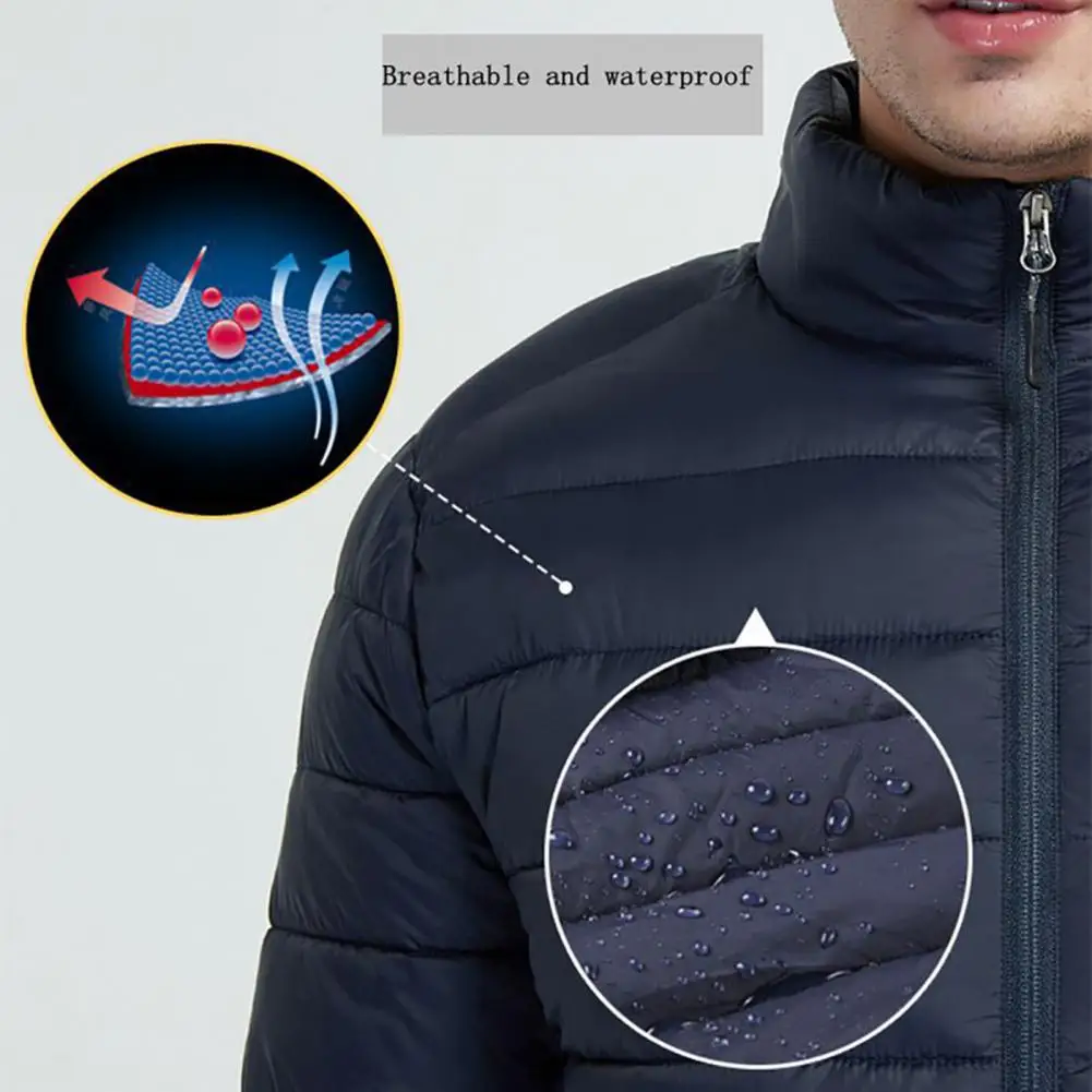 Men's Heating Jacket For Winter Snow Coat Exquisite Electronic Skin-friendly Hooded Jacket for Adult Easy-using Comfortable Coat