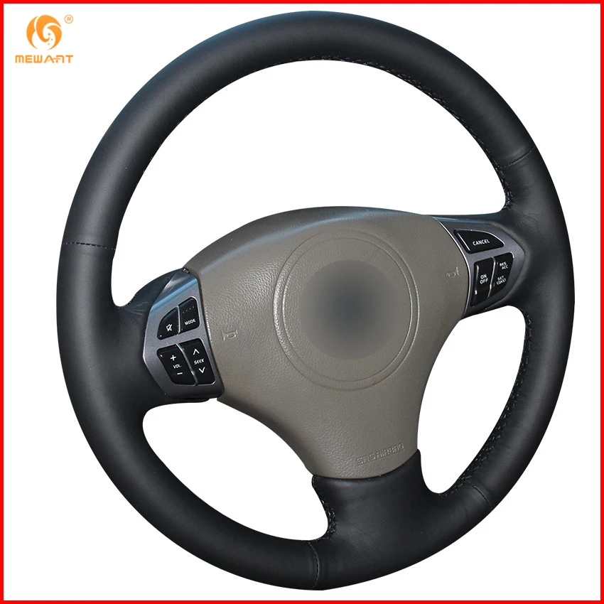 Чехол MEWANT для руля автомобиля из натуральной кожи Suzuki Grand Vitara 2007 2013 аксессуары