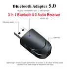 USB беспроводной Bluetooth-адаптер для приемника, музыкальные колонки 3,5 мм, AUX автомобильный стерео аудио адаптер для громкой связи для телевизора