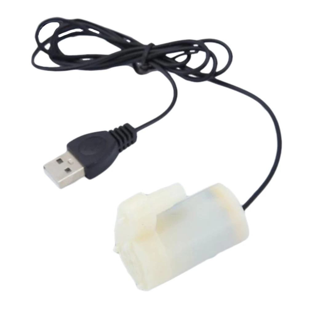 Мини DC3V5V6V USB вертикальный водяной циркуляционный погружной насос с кабелем 1 м