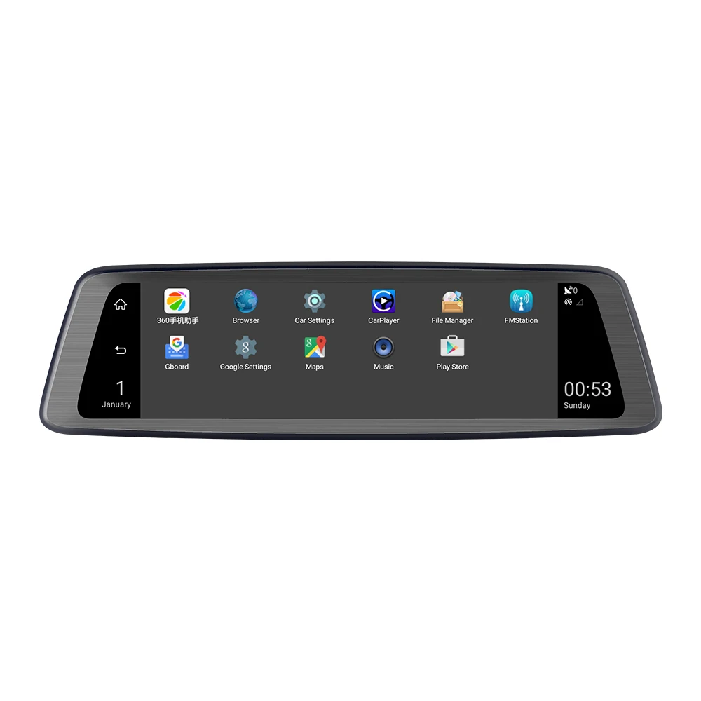Автомобильный видеорегистратор 10 &quotс 4 объективами GPS 4G Android автомобильная