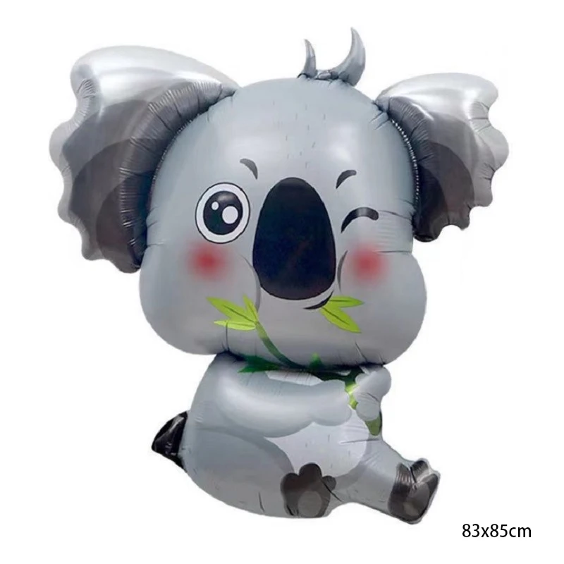 Мультяшный воздушный шар коала детская игрушка из алюминиевой фольги украшение