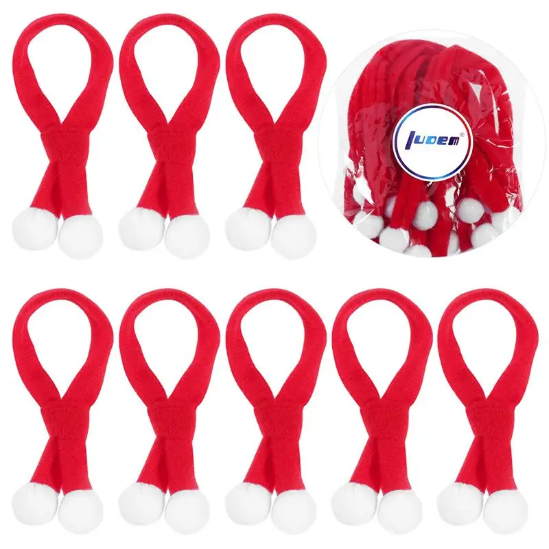 10 шт. мини Рождественский шарф для собаки кошки питомца костюм щенка котенка