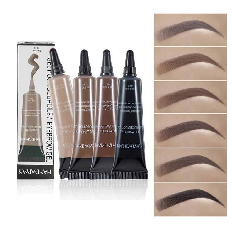 Натуральный усилитель бровей водостойкий макияж гель для черный коричневый