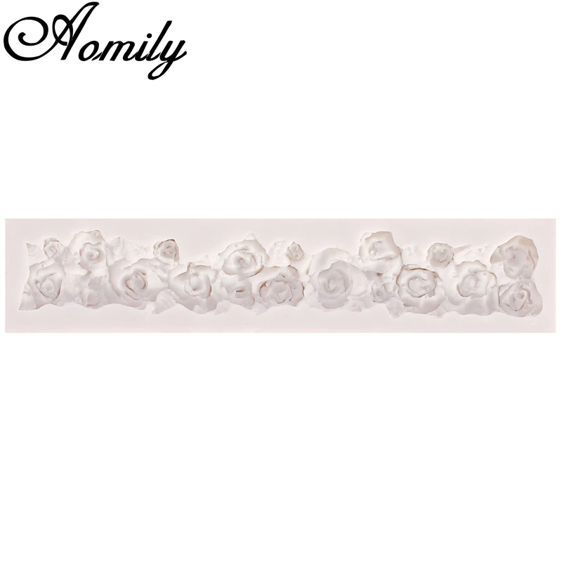 Кружевная форма для помадки Aomily украшения торта желе сахара шоколада льда