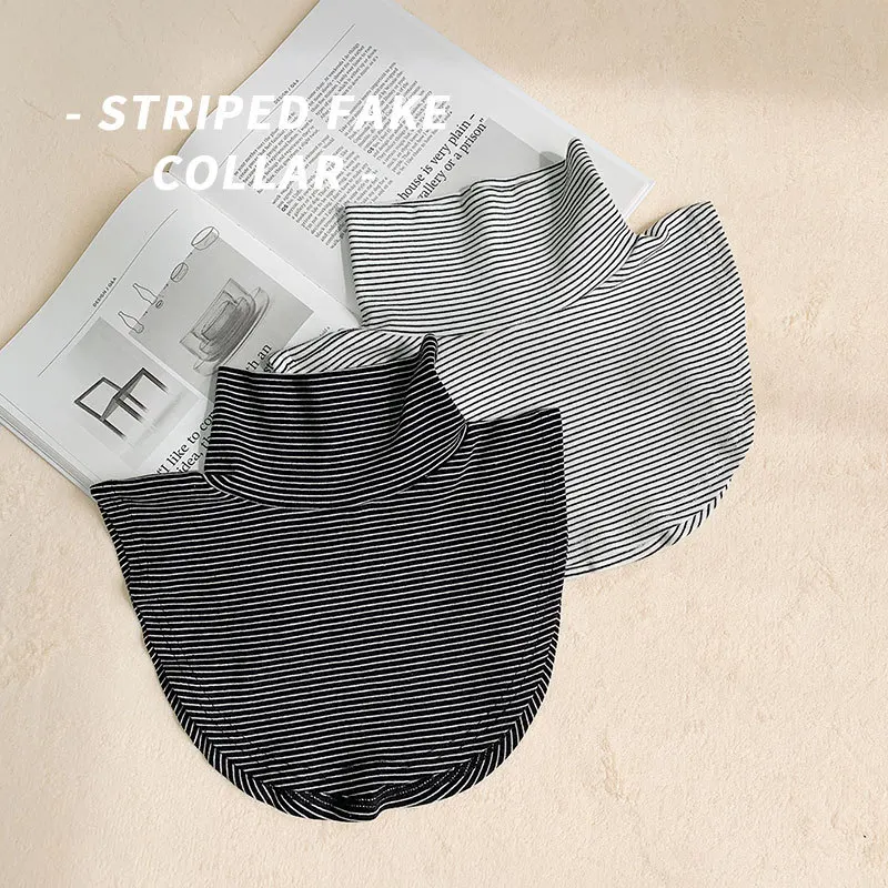 Трикотажная водолазка Linbaiway искусственный воротник Осень зима ветрозащитный