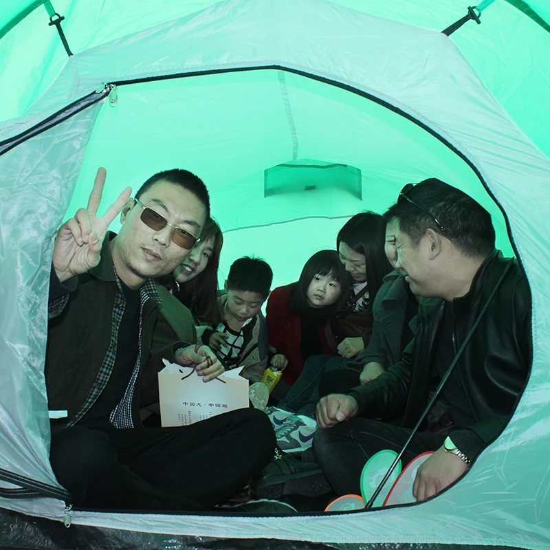 Kaima-двухслойная водонепроницаемая туристическая палатка один зал спальня