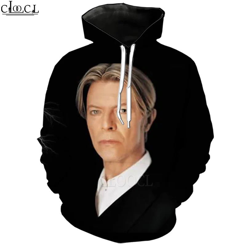 

HX Rock Popular Singer David Bowie Hoodies for Women Men Hoodie 3D Print Fashion Casual Pullover Hip Hop Tracksuit Drop Shipping