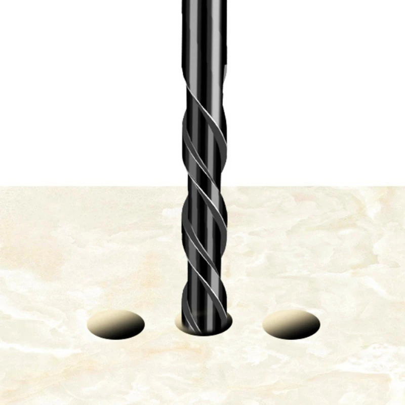 

10Pcs Masonry Drill Bit Set Concrete Drill Bits Set Tile Ceramic Drill Bit Carbide Twist Tips Drilling Bits 5-12mm