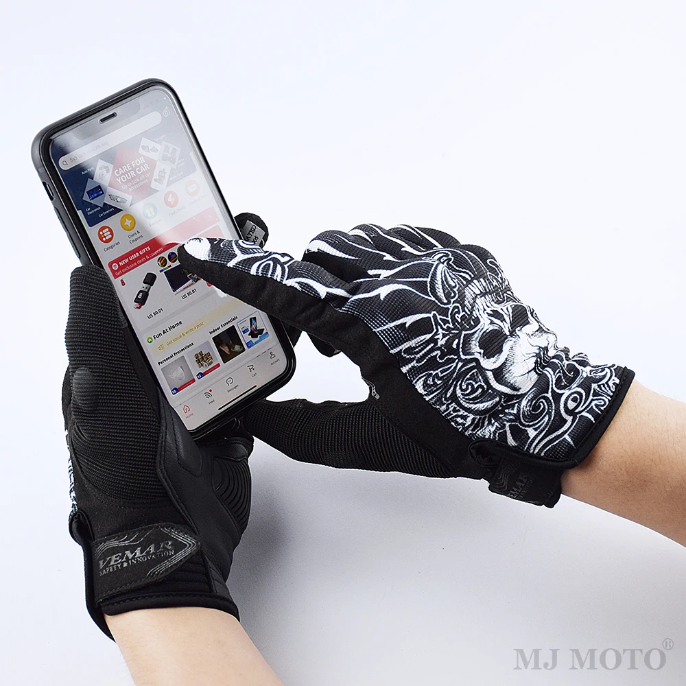 

Vemar Summer Breathable Motorcycle Gloves Motorbike Scooter Riding Street Moto MTB ATV Bike Cycling Gloves For Men Woman Unisex