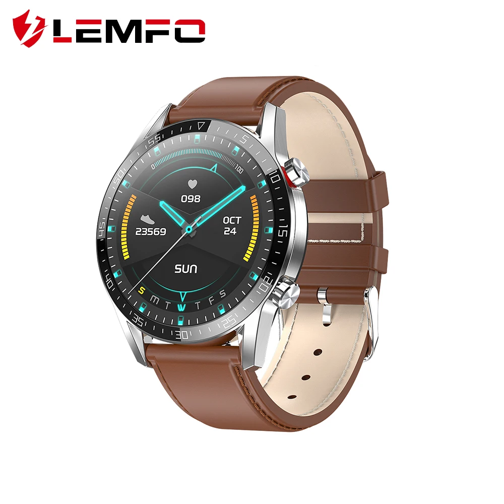 Смарт-часы LEMFO для мужчин 2020 Bluetooth звонки IP68 Водонепроницаемый ЭКГ монитор