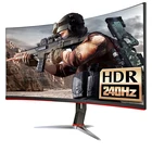 Игровой монитор с изогнутым ЖК-дисплеем 4K, 144 Гц, 24 дюйма, для ПК, игровой конкурс 4K, 144 Гц, ЖК-дисплей 24 дюйма, экран для ПК
