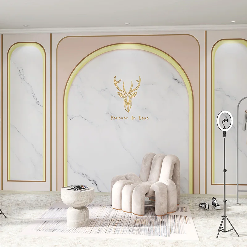 3D Модный магазин подсветка для комнаты роскошные обои фотообои салона красоты