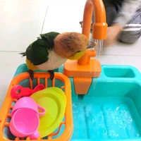 pretty better parrot perch shower pet bird bath cage basin parrot bath basin parrot shower bowl birds accessories parrot toy