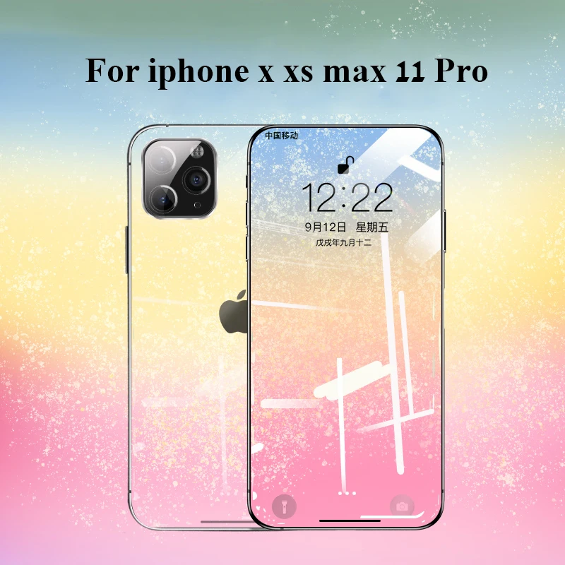 9H защитное закаленное стекло для iphone 11 Pro XS Max X XR x xr HD Передняя защита экрана на Xs |