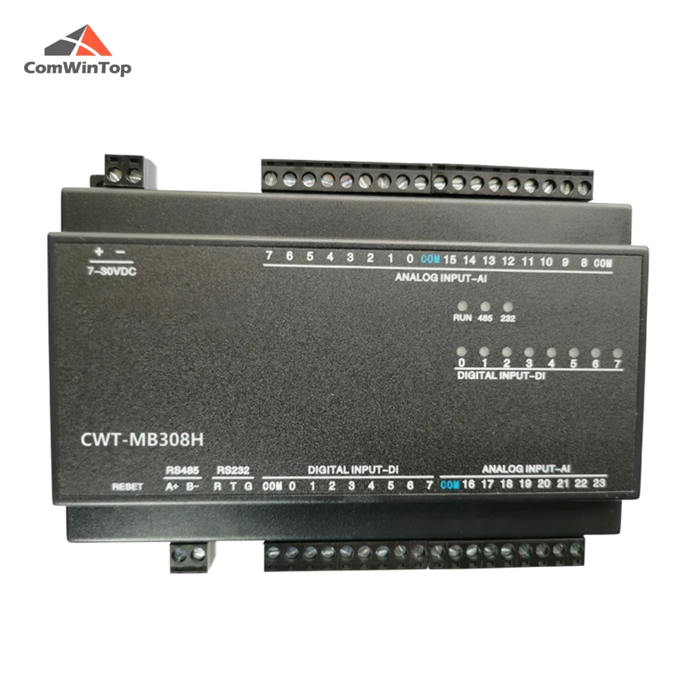 CWT-MB308H 24AI + 8DI RS485 RS232 Ethernet Modbus Rtu отложным воротником Tcp ввода/вывода Модуль сбора |