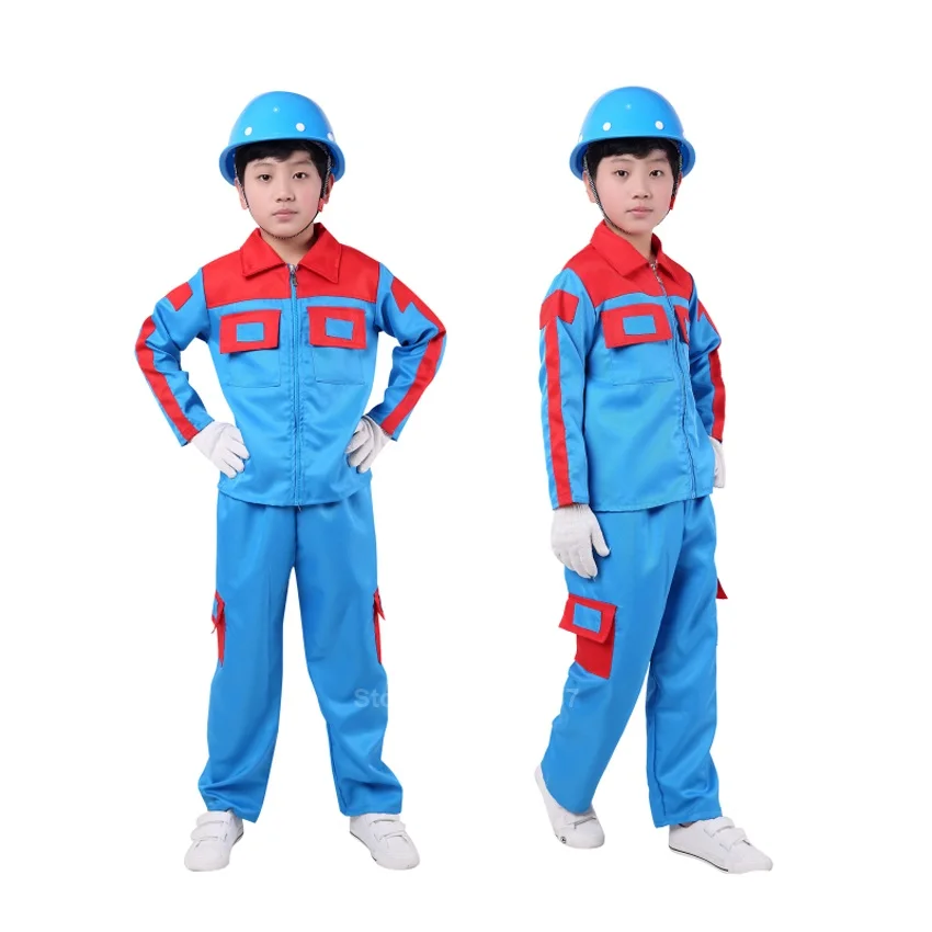 

Детский костюм для косплея строительный ремонтный костюм для мальчиков Рождественский профессиональный ремонт Детский комплект униформы ...