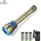 Профессиональный Дайвинг высокомощный 9xXM-L2 светодиодный белыйжелтый светильник подводный супер яркий погружения вспышки света светильник IPX8 тактический фонарь Фонари