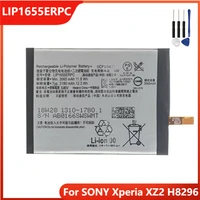 original replacement phone battery lip1655erpc for sony xperia xz2 h8296 rechargable batteries 3180mah with free tools
