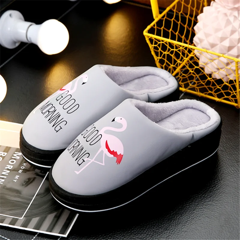 Удобная обувь из пены с эффектом памяти Botas Mujer Зимние хлопковые тапочки