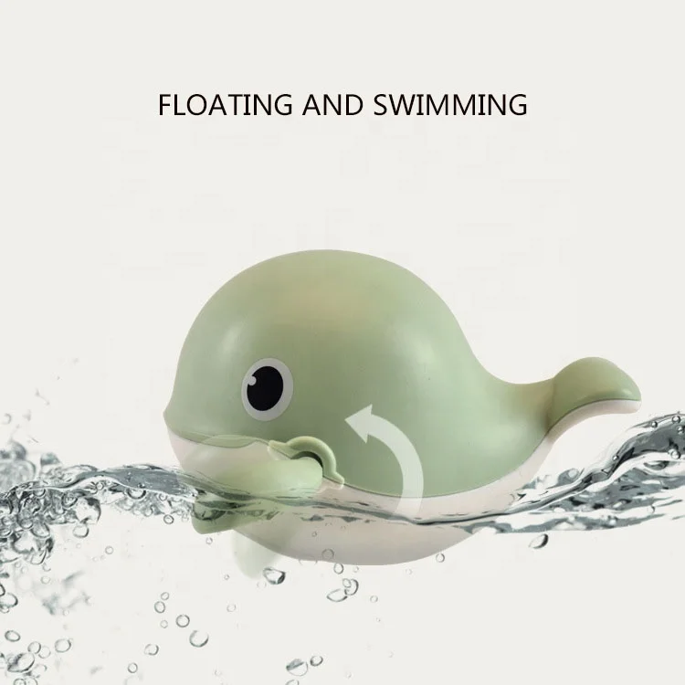

0.5-3 Years Baby Bathtime Wind Up Floating Animals Toys Bathtub Baby Pool Water Play Cute Swimming Pool Infant Whale Bath Toy