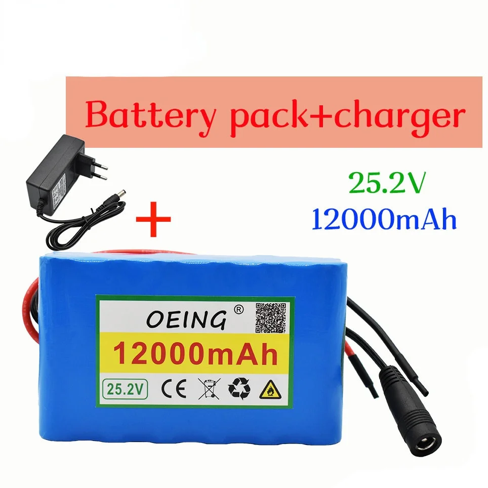 

Литиевый аккумулятор 6s2p, 24 В, 18650 А · ч, 25,2 в, 12000 мА · ч