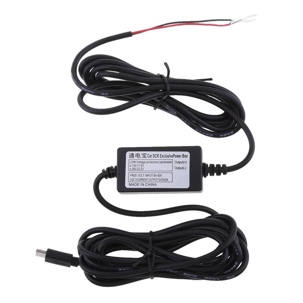 Автомобильное зарядное устройство конвертер Micro USB для камеры видеорегистратор