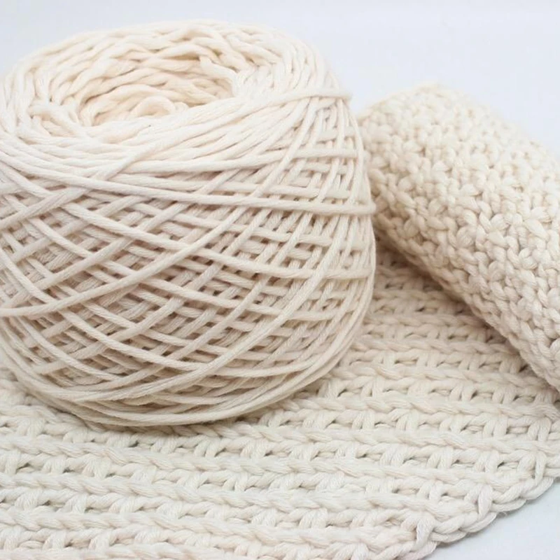 В наборе разноцветные Мягкие вязание крючком из шерсти пряжа молочная хлопковая