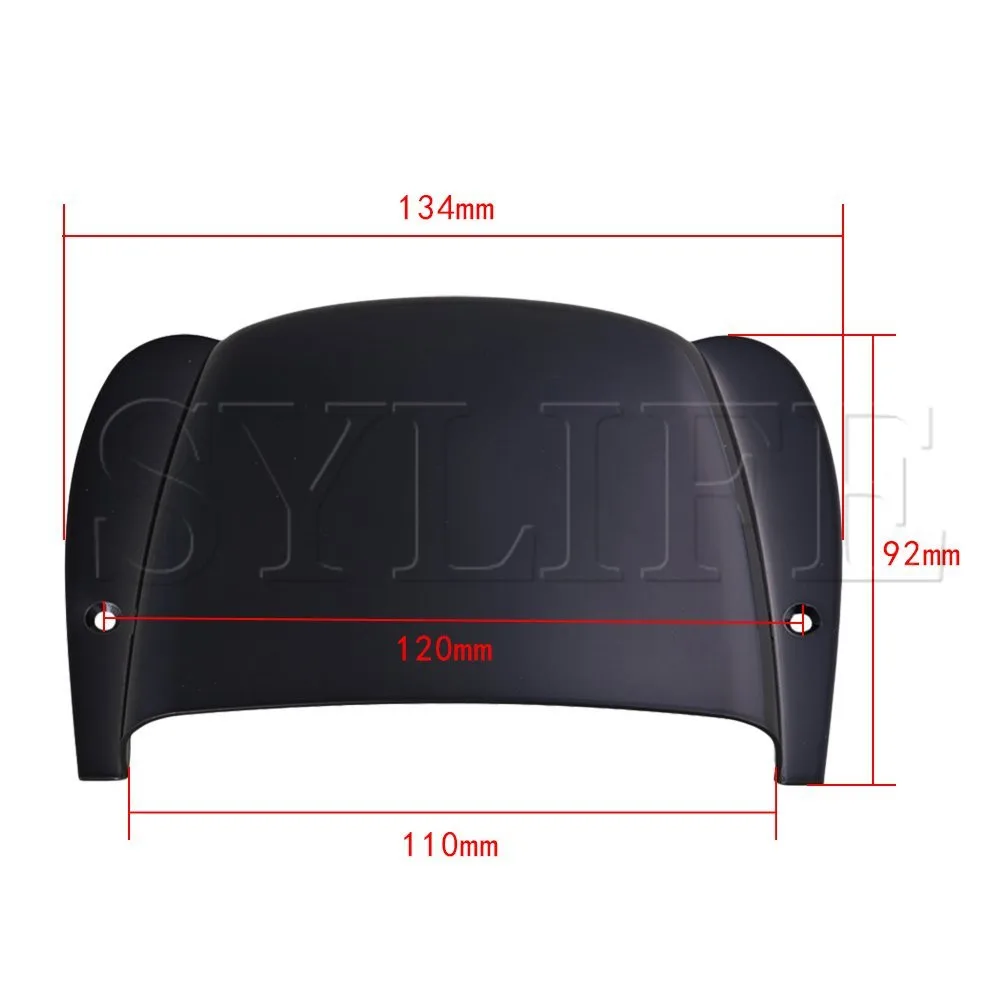 Черная сменная крышка моста из цинкового сплава для бас гитары 134x92 мм с