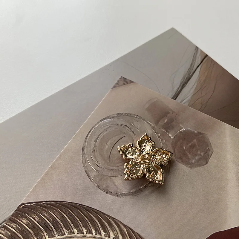 Snowflake Rhinestone Buttons With Pearl For Woolen Coat Suits Handbag Decorative 25mm Diy Crafts Gold Needlework Accessories5pcs | Дом и сад