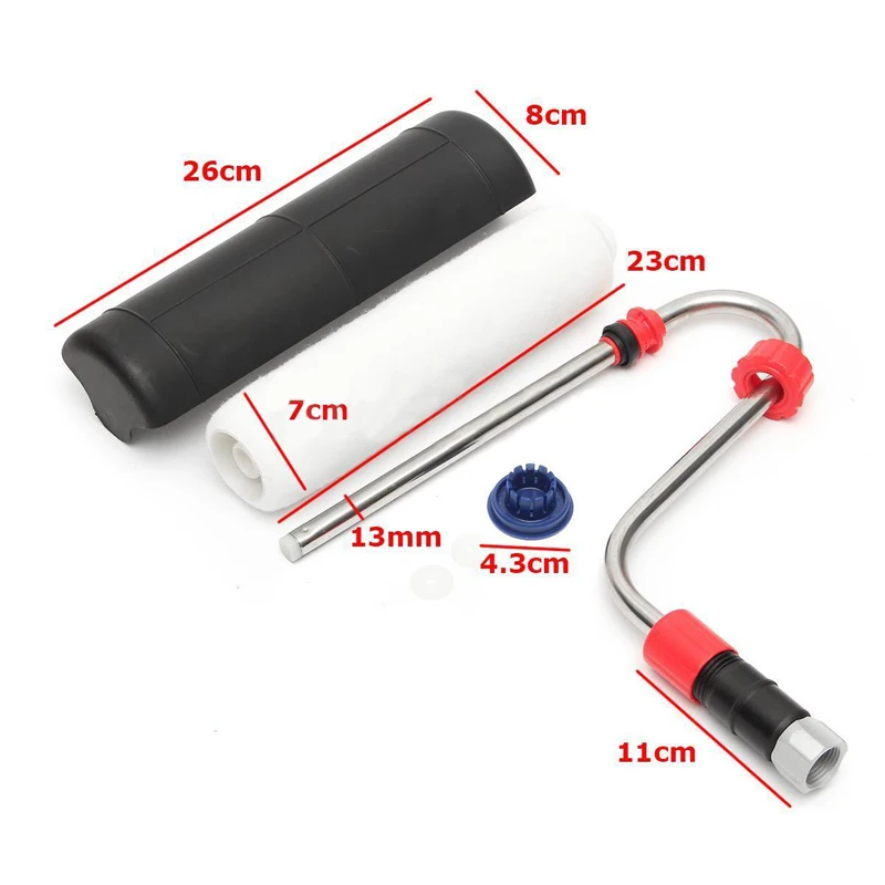 23x7 см безвоздушный Краскораспылитель пистолет адаптер роликовая рама давление