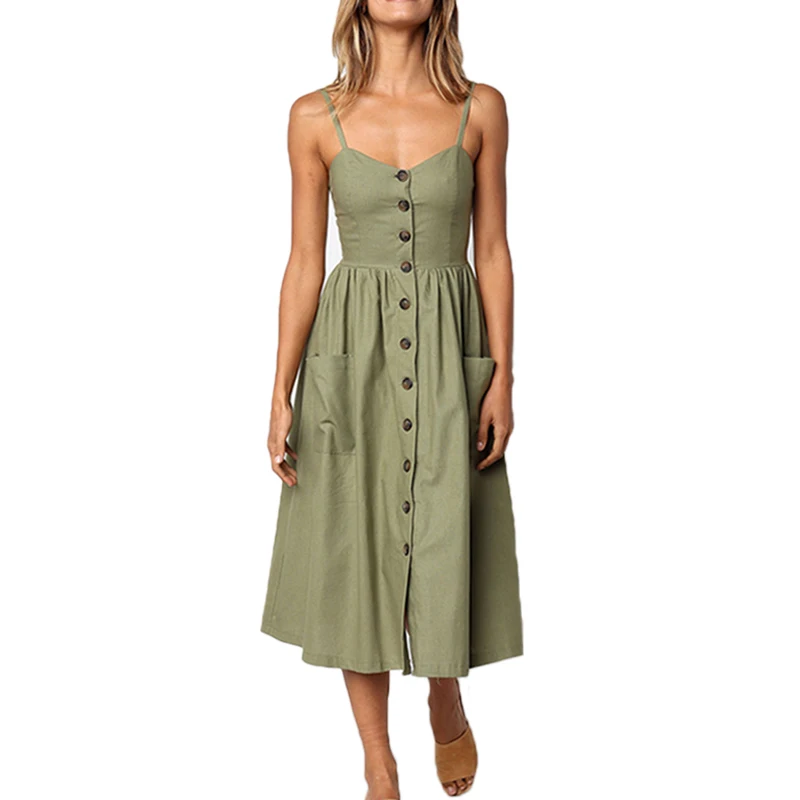 Повседневная женская обувь Открытое платье без рукавов для женщин летнее 2019