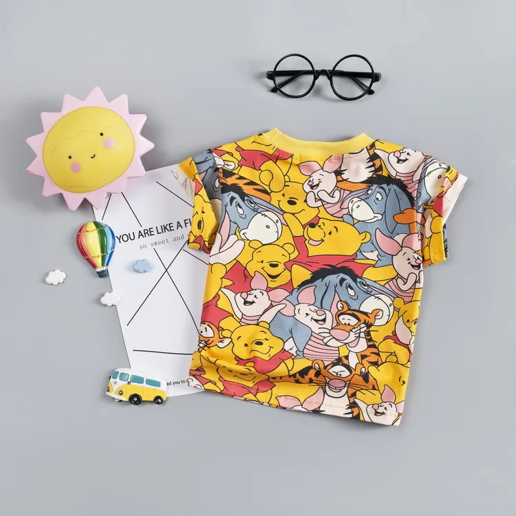 Новинка детская одежда для маленьких мальчиков футболка с короткими рукавами и