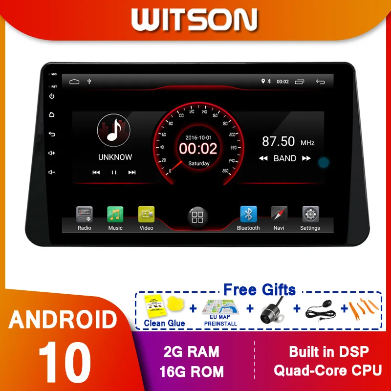 WITSON 10 2 &quotFULL HD сенсорный экран Android 0 Восьмиядерный Автомобильный GPS