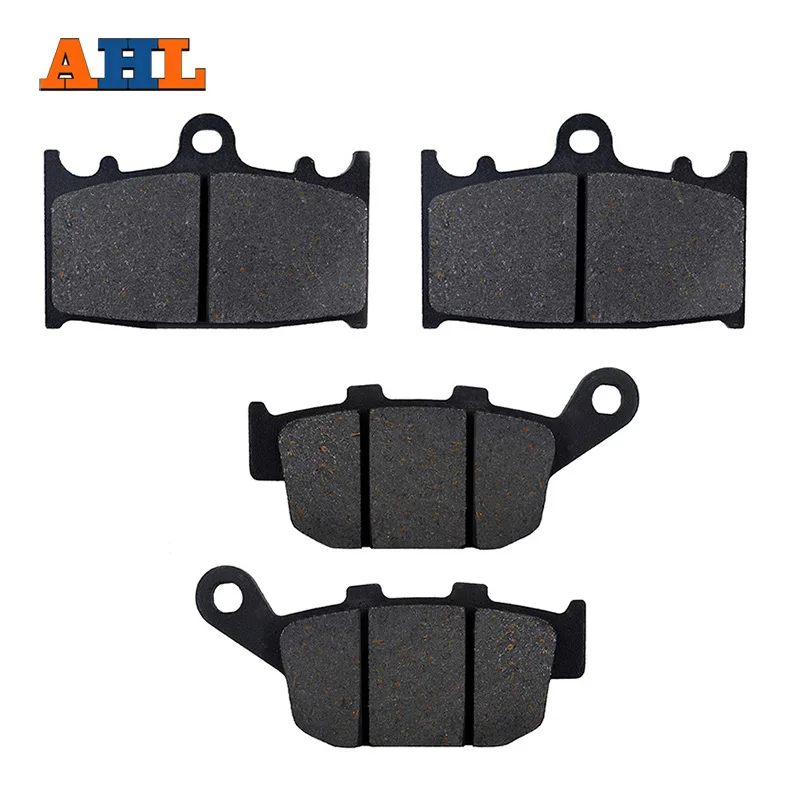 AHL Motorcycle Front and Rear Brake Pads For SUZUKI SV650 ABS 2019-2021 SV650X ABS 2018-2021 FA158 FA496