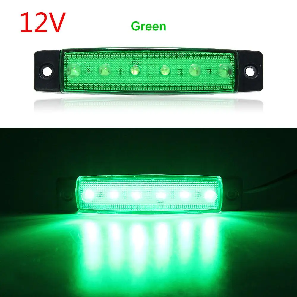 

6 LED Side Marker Indicator Truck Signal Light Tail Trailer Warning Lamp
