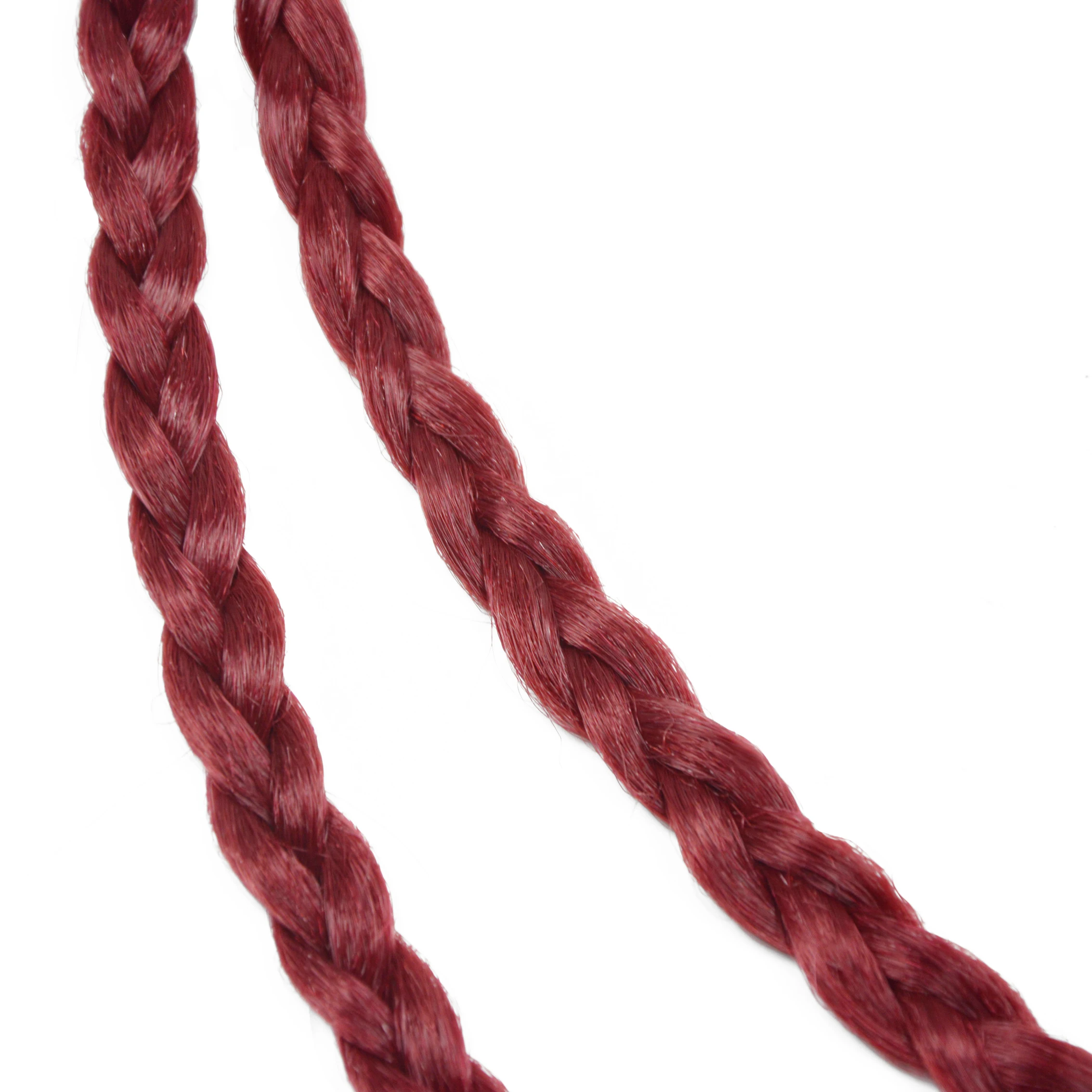 Синтетические вязаные крючком косички однотонные для наращивания 16/дюйм