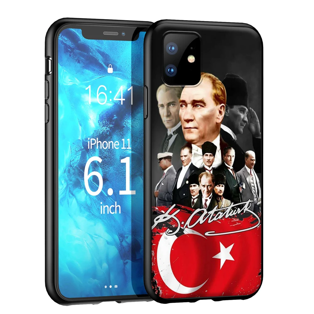Силиконовый мягкий чехол YIMAOC Turkey Mustafa Kemal atataturk для iPhone 12 Mini 11 Pro XS Max XR X 8 7 6 6S Plus 5 5S