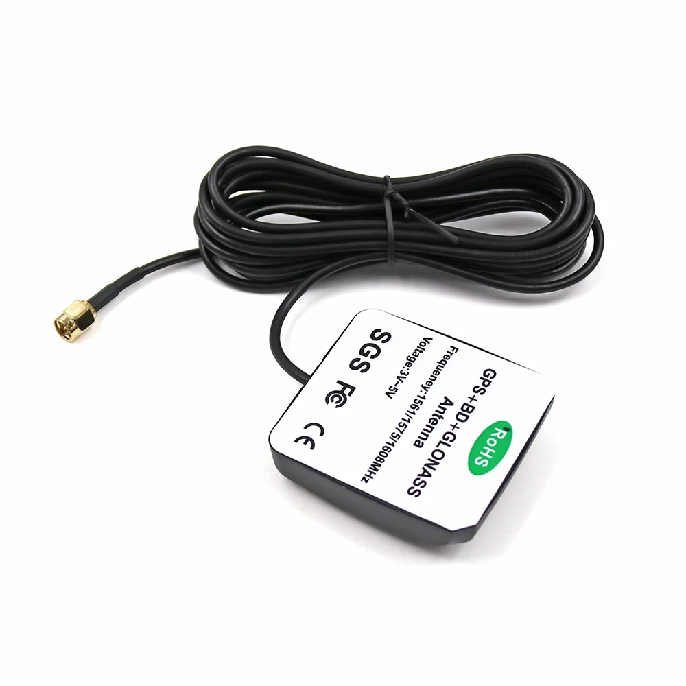 Антенна BEITIAN GNSS BEIDOU B1:1561 МГц GPS L1: 1575 42 ГЛОНАСС L1:1602 Галилео E1: SMA-J разъем BA-55 |