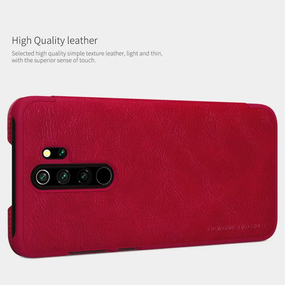 

Redmi Note 8 Case Nillkin Qin Phone Case Luxury Business Flip Leather Case Slim Soft Back Cover for Xiaomi Redmi Note 8 Pro Case