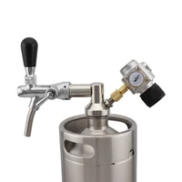 homebrew mini beer growler spears dispenser tap faucet co2 gas regulator keg charger kit for 2l 3 6l 5l beer growler bar tool