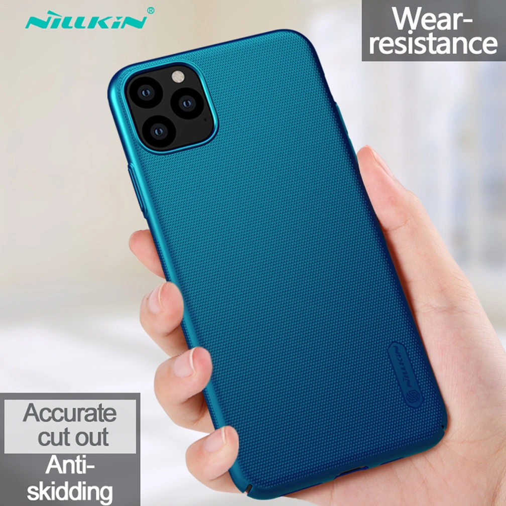 Peacock Blue Чехол для iPhone 11 Pro Max, чехол NILLKIN, чехол s для iPhone 11 Pro, высокое качество, Супер Матовый экран для iPhone 11, 5,8 дюймов - Цвет: Peacock Blue