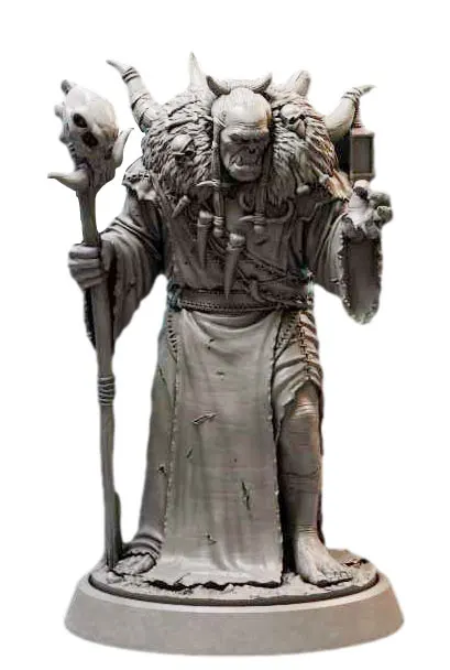 

1/24 75mm 1/32 56mm Resin Model Kits Orc Lord Figure Unpainted No Color RW-579