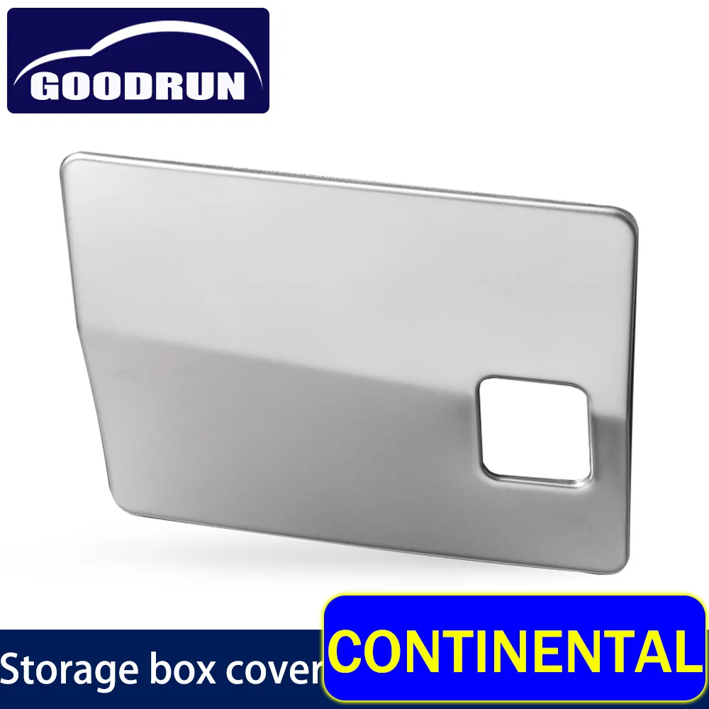 

For Lincoln CONTINENTAL Stainless Steel Interior Decoration Accessories Car Glove Storage Box Handle Cover Trim Sticker